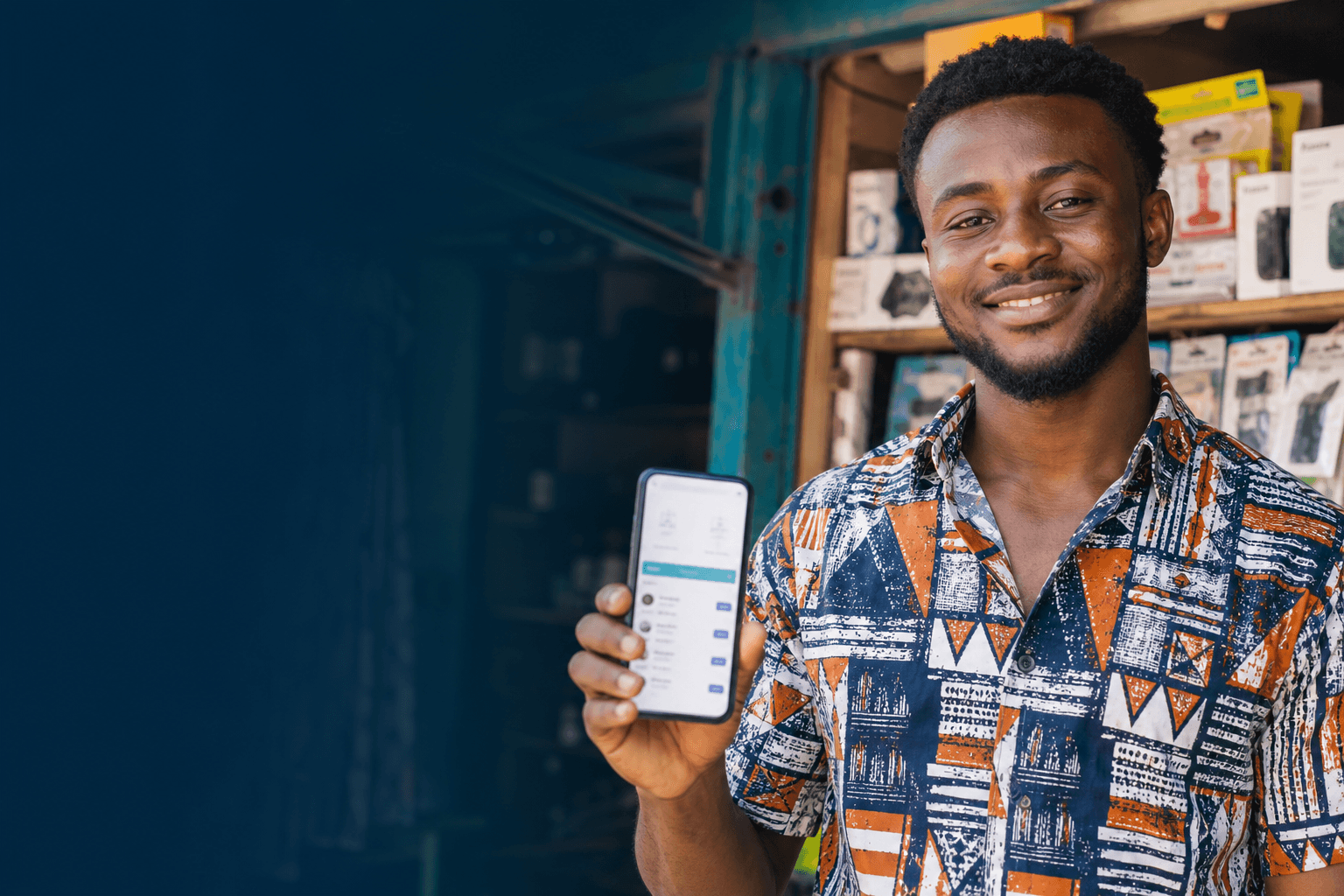 A Ghanaian entrepreneur launching a data storefront on DCS